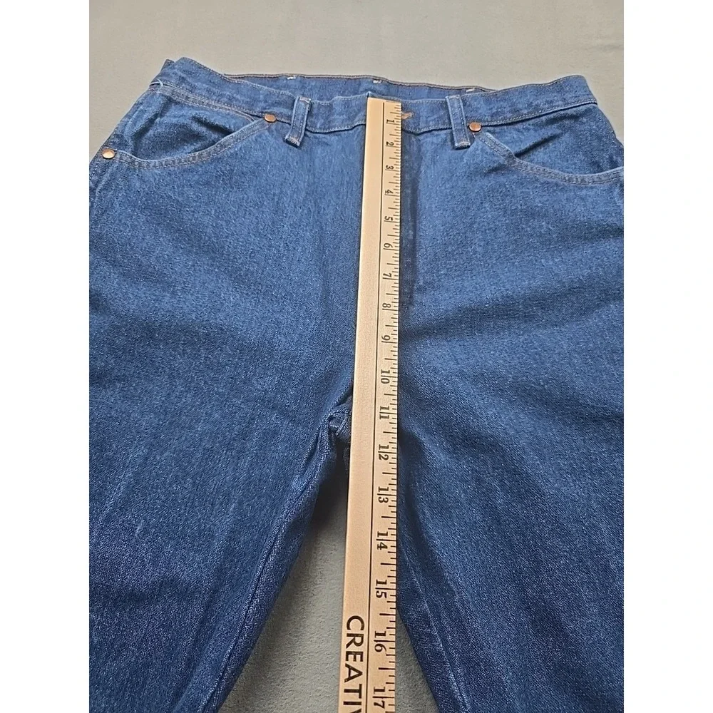 Wrangler Cowboy Cut Original Fit High Rise‎ Indigo Straight 33/36 Western Jeans